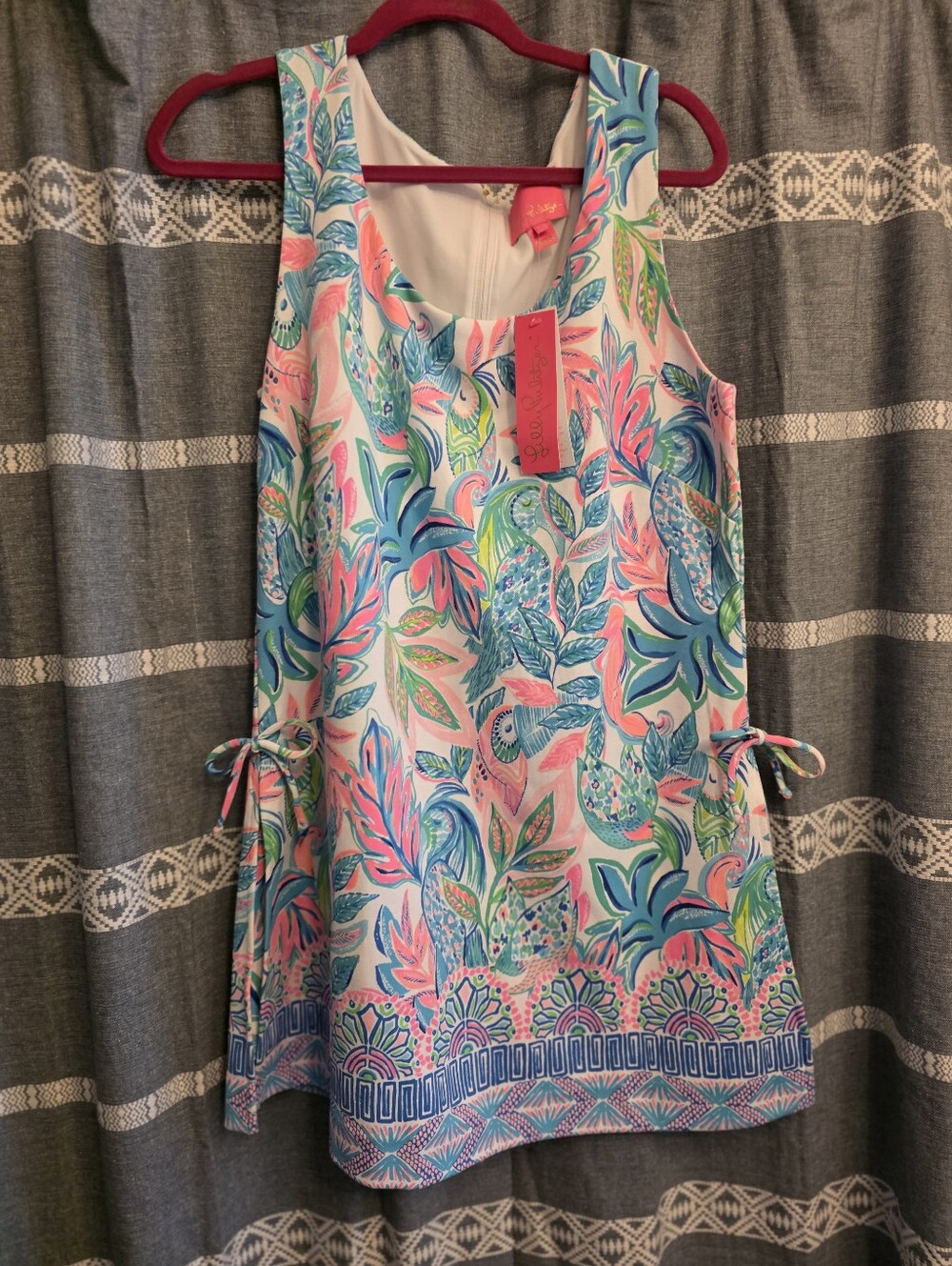 Lilly Pulitzer Resort White Multi-Color Sammie Romper SIZE 14 NWT